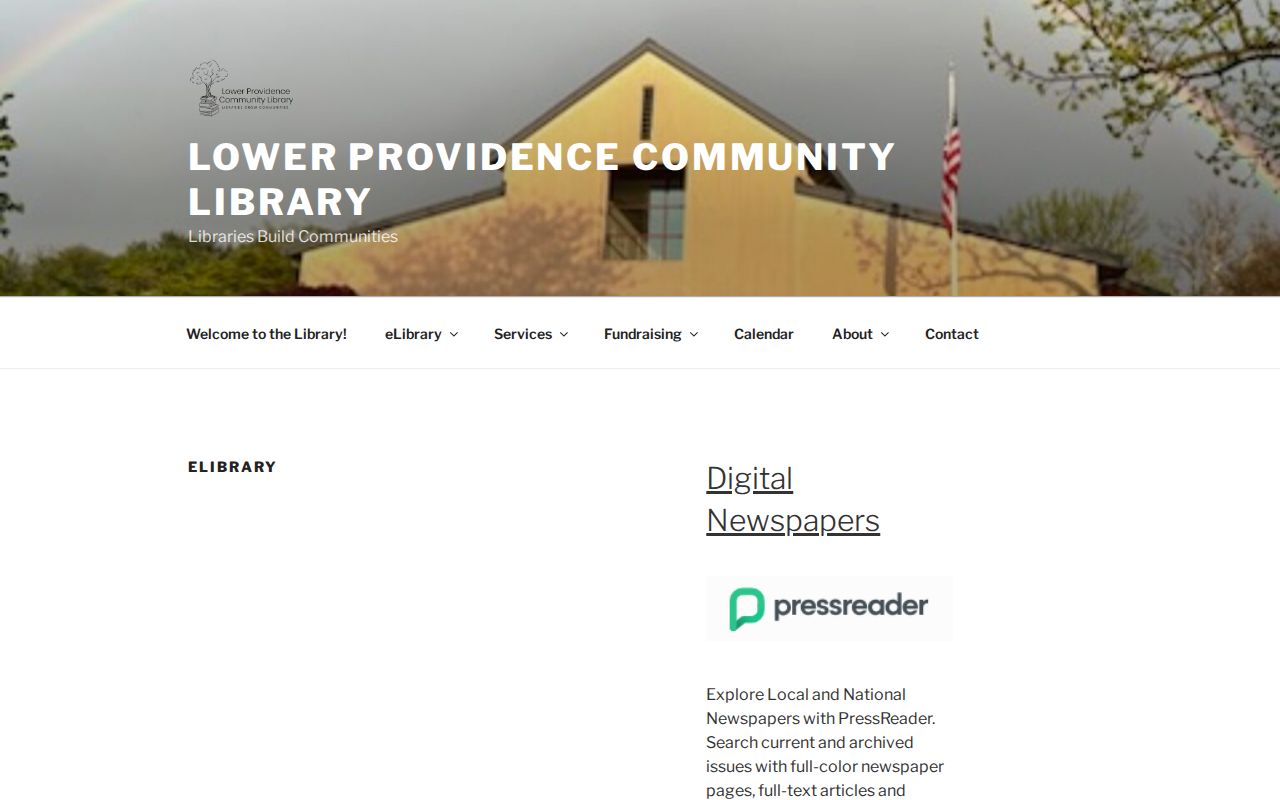 Lower Providence Township city directory library genealogy resource screen