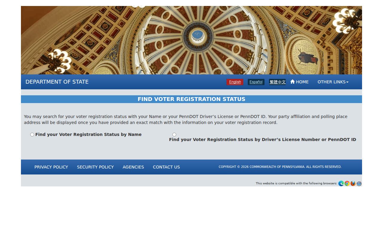Lower Providence Township residents directory Pennsylvania voter registration status service